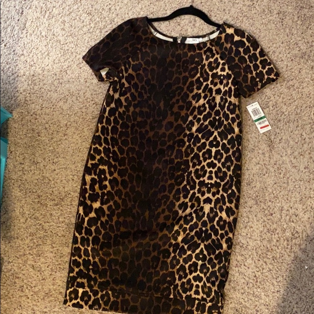 BAR III CHEETAH DRESS